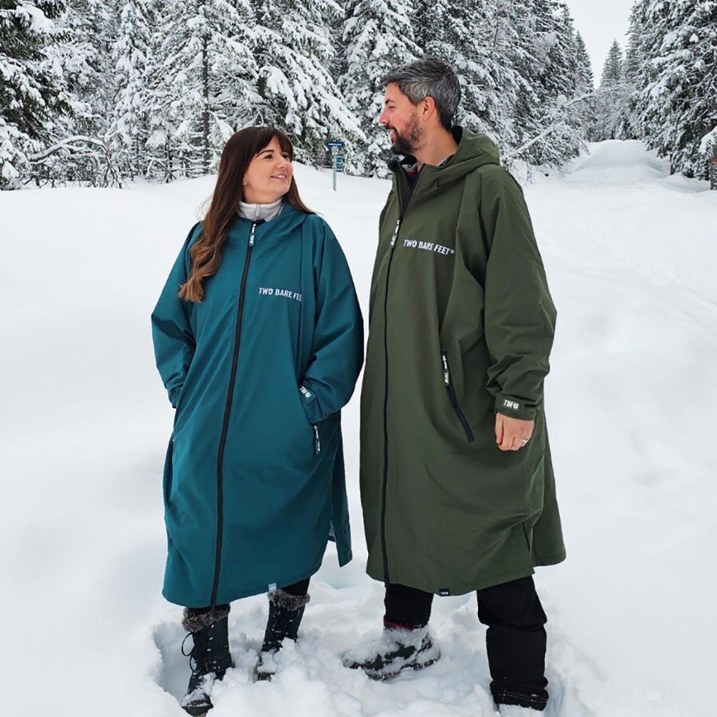 Two Bare Feet Weatherproof Packable Changing Robe & Travel Bag - Sea Green / Black Extra Image 5